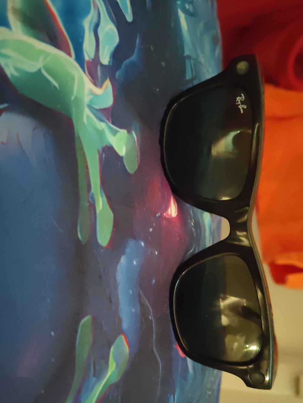 Ray-Ban Black Gloss Wayfarer Sunglasses